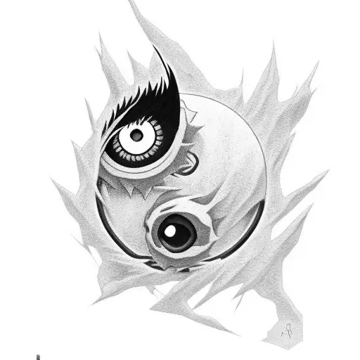 Cuervo De Itachi De Naruto Con Dos Ojos Del Sharingan