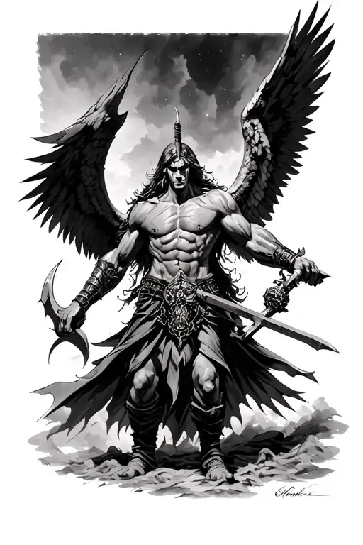 A Warrior Near Death Angel