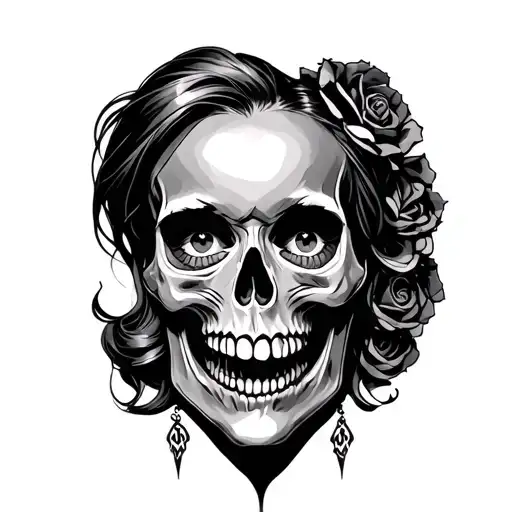 Skull Haft Betty Wight Face