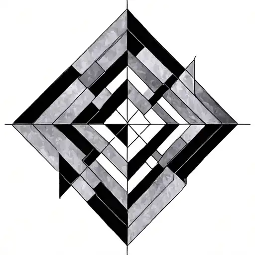 Black Geometric Pattern Inspired