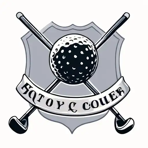Golf Club Badge