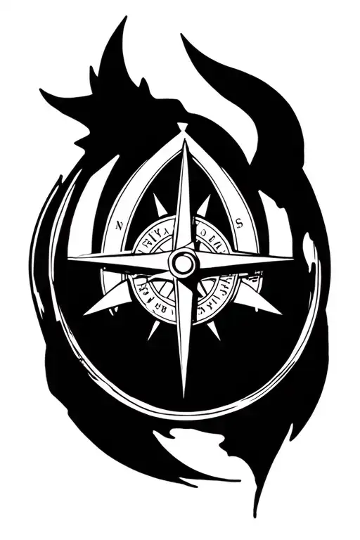 Occitan Cross Aveyron Navigation Compass