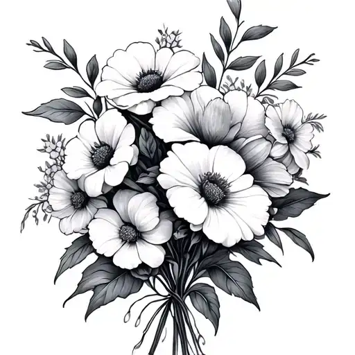 Birth Flower Bouquet