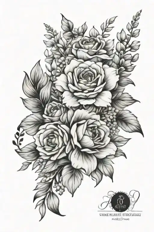 Birth Flower Bouquet