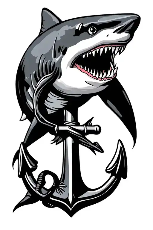 Shark And Anchor
