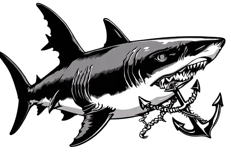 Shark And Anchor