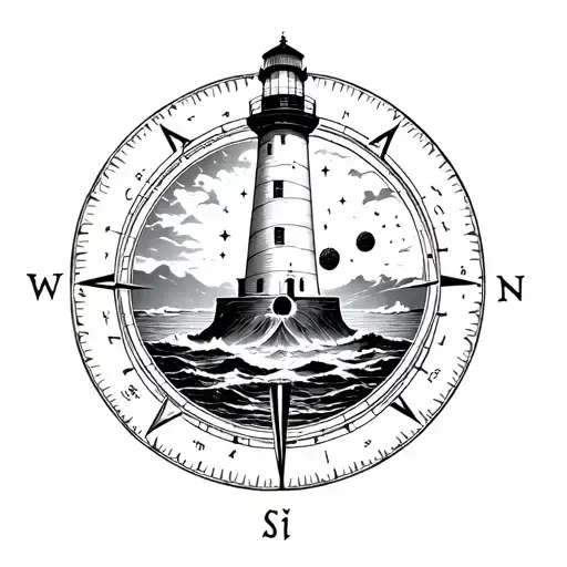 Lighthouse Oceanology Astrologie Life And Way Compass Hours