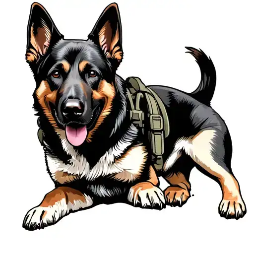 Military Working Dog A048