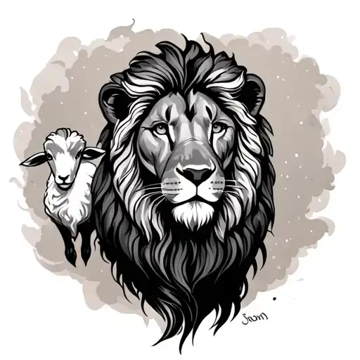 Lion And The Lamb One Line