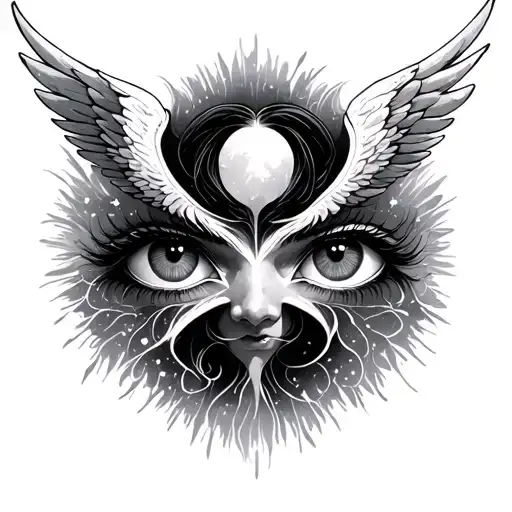 Seraphim Angel Symmetrical Eyes Everywhere