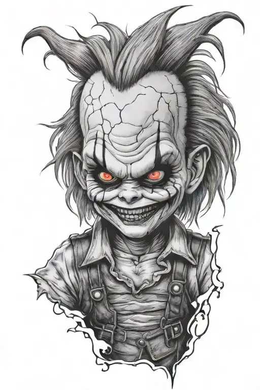 Chucky As Joker Face