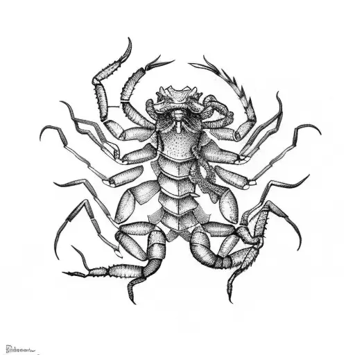 Scorpion Fighting A Dragon