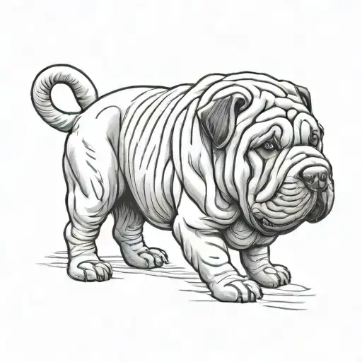 Shar Pei Dog