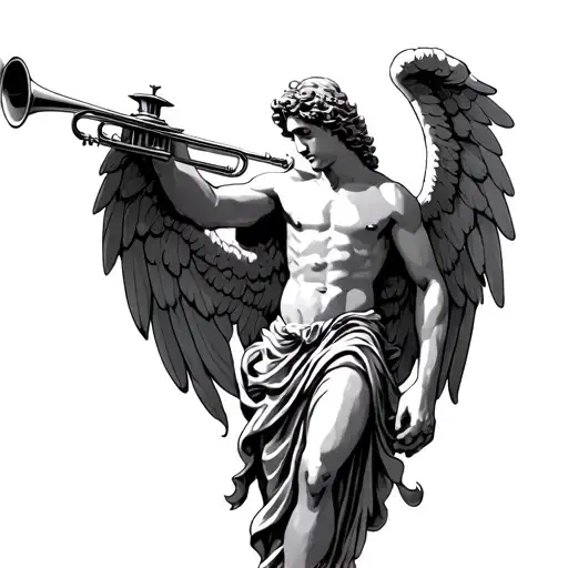 Gabriel Angel With Trumpet