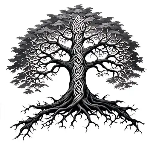 Celtic Tree Of Life Cork Ireland