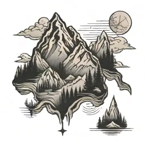 Dhcl In Mountain Outline