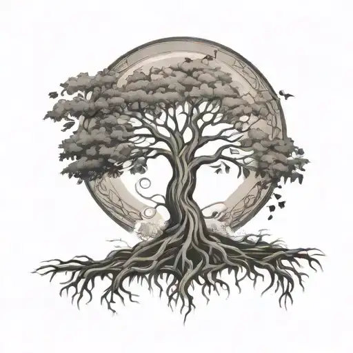 Tree Of Life With Roots