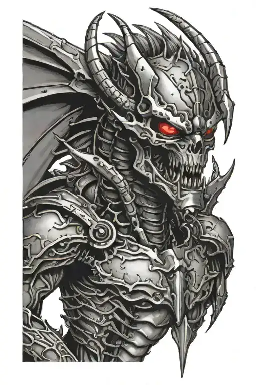 Half Dragon Half Terminator At The Factory