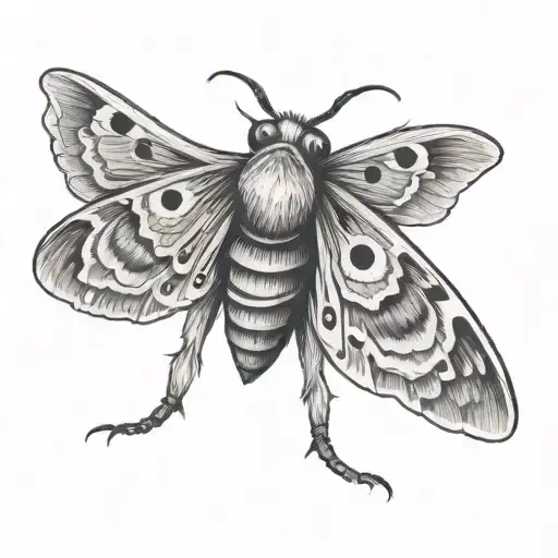 Moth With Eyes On It