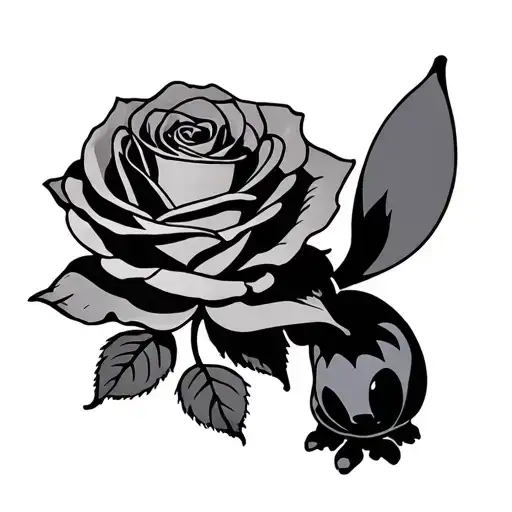 Rose With Lelo And Stitch