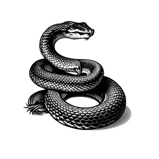 Coiled Snake