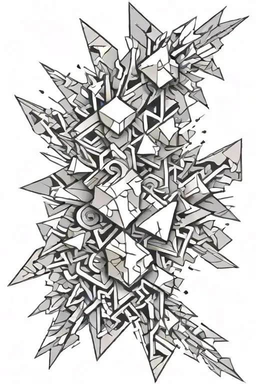 3-D Broken Pieces Forming