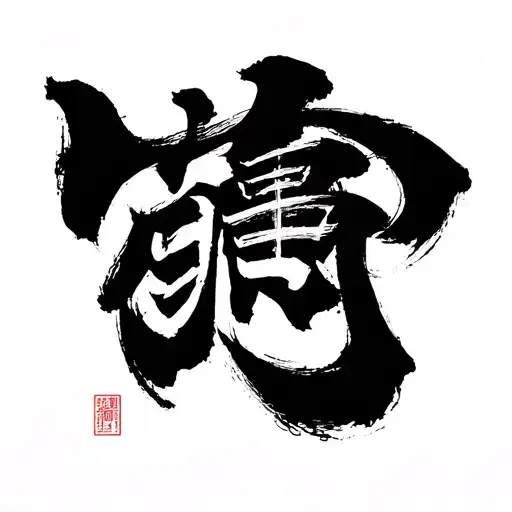 Hesitation Is Defeat Kanji Symbol
