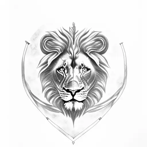 Jude Thaddeus With Lion And Skull