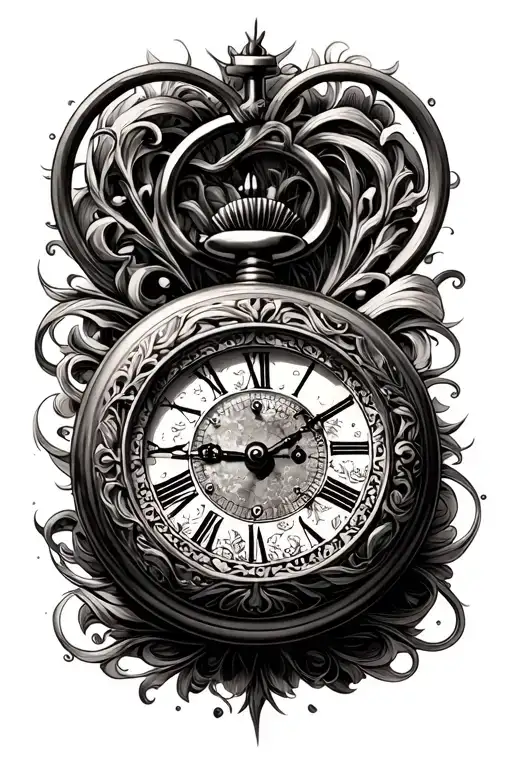 Pocket Watch With Open Face