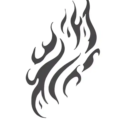 Coverup Flames Tattoo
