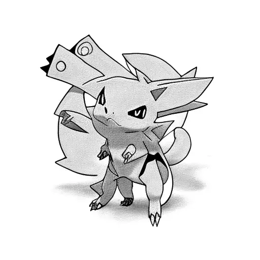 Create A Tattoo Of A Pokemon Character Cosplaying As Your Favorite Anime Character