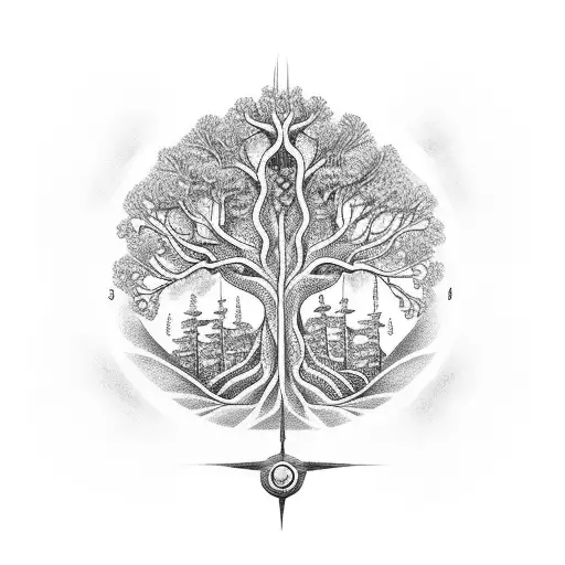 Nordic Mithology Tree Of Life