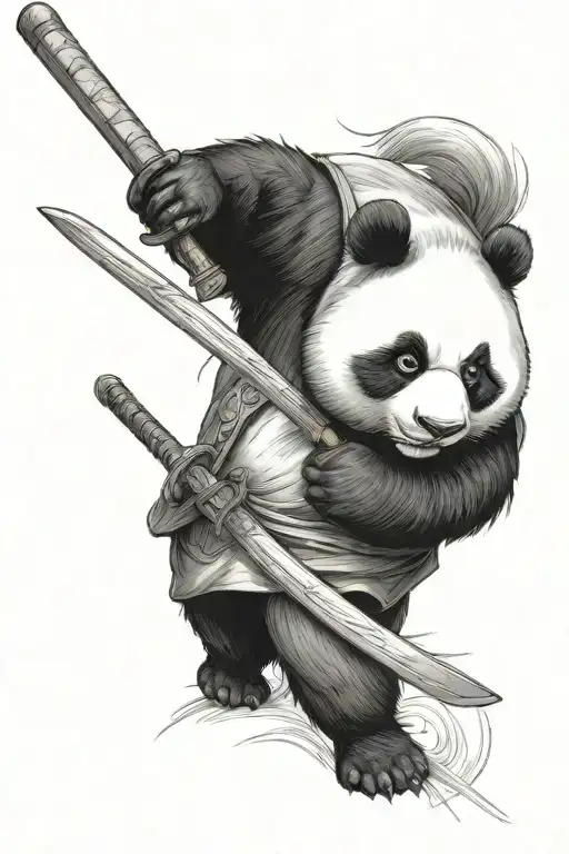 Panda And Katana