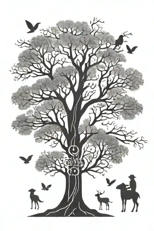 Family Tree Silhouette