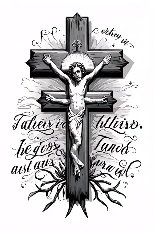 Cross With Bible Verse