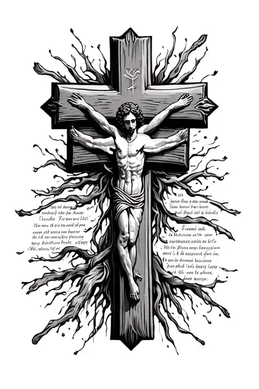 Cross With Bible Verse