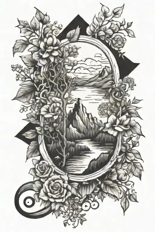 Nature With Motivational Words