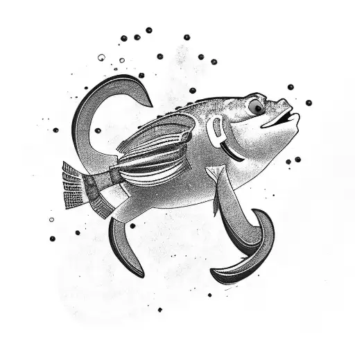 Nemo Surrounded By Black Birds With The Band Arctic Monkeys Logos