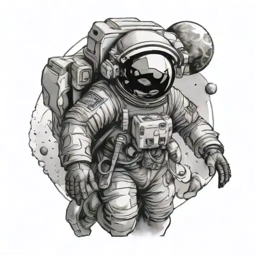 Astronaut Lost Planets