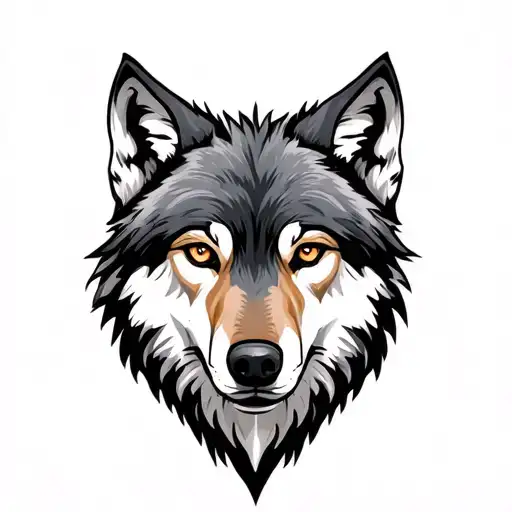 Tatto Design That Matches A Wolf