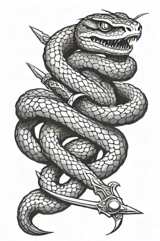 Snake And Sword