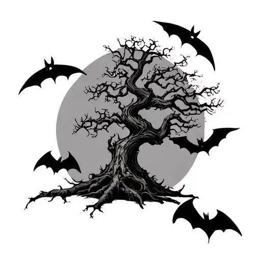 Poison Tree With Bats
