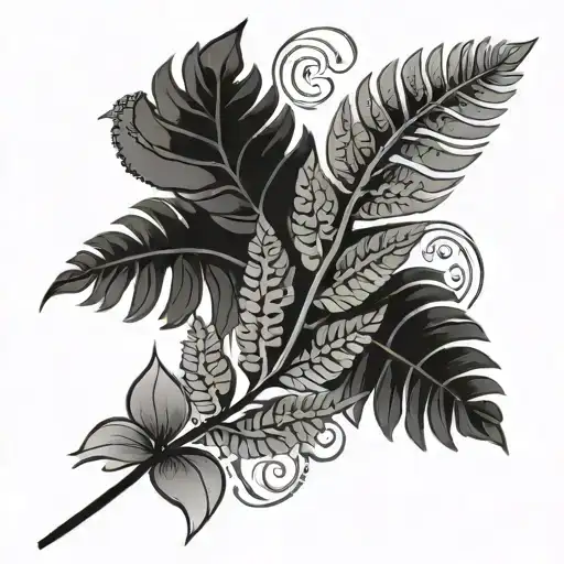 Fern Plant And Maori