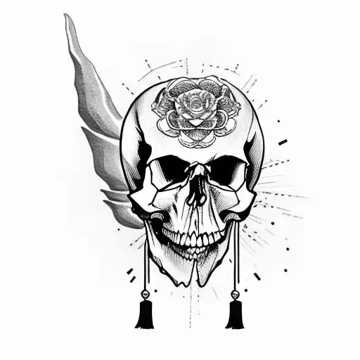 Graduation Skull