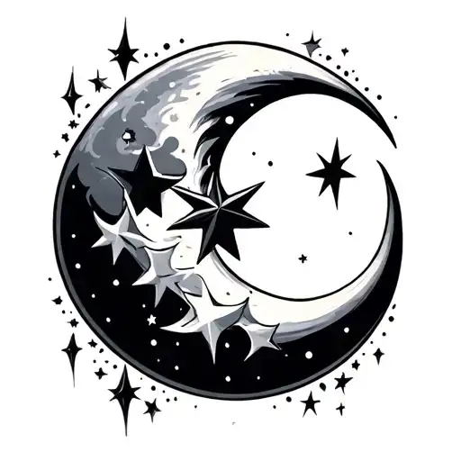 Moon And Star