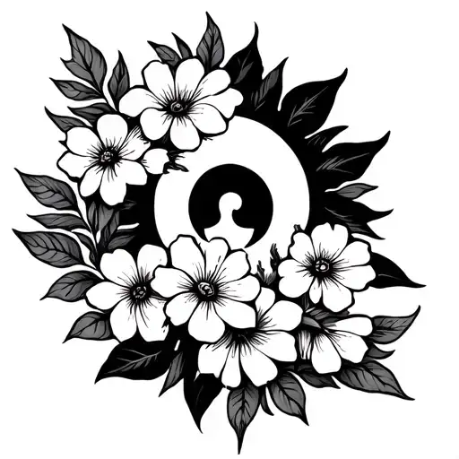 Phillapino Sun And Mussaenda Philippica Flowers On Forearm