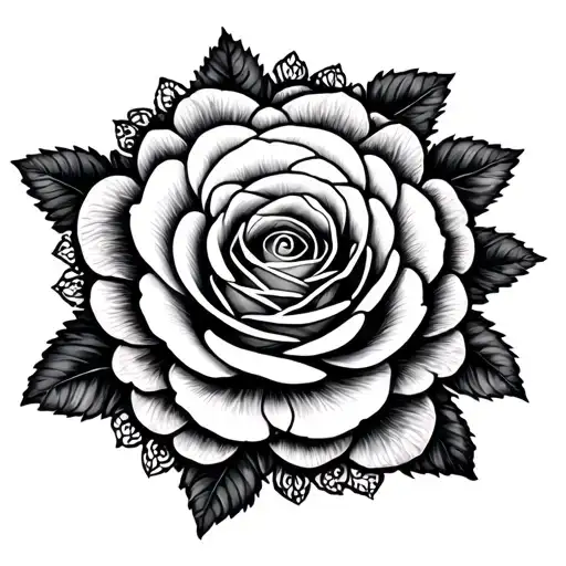 Mandala Rose Bloom