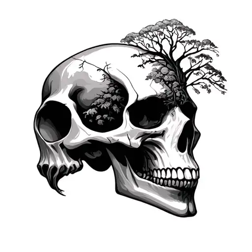 Tree Of Life Skull