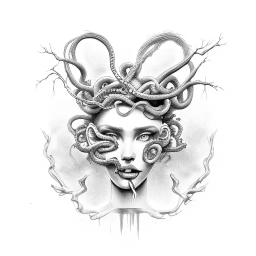 Broken And Beautiful Medusa