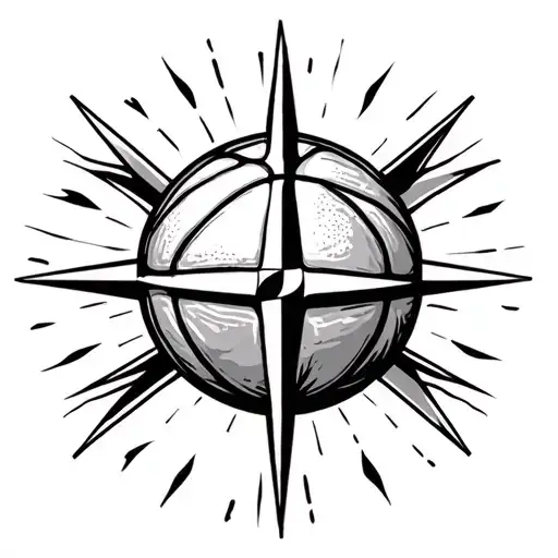 Cross Compass Basketball